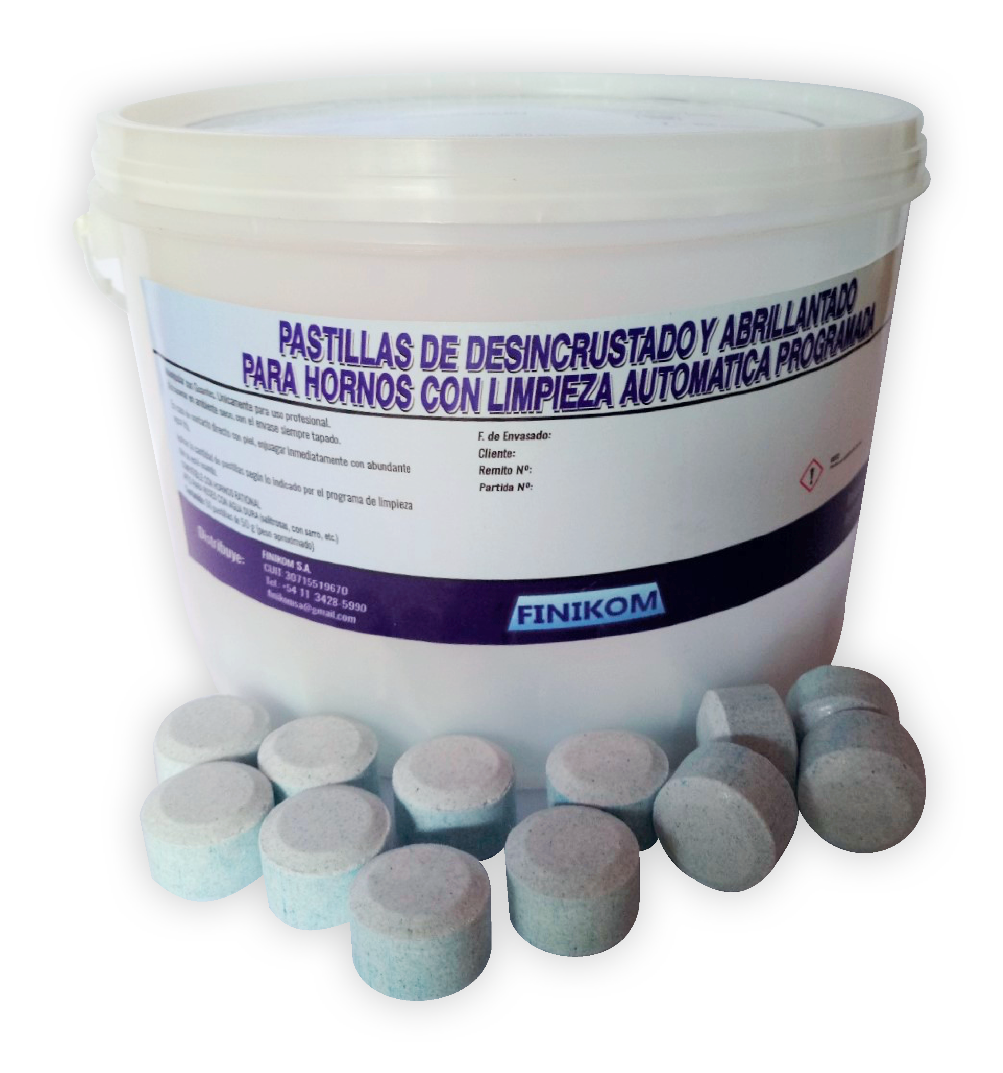 PASTILLAS DE ABRILLANTADO PARA HORNOS AUTOMATICOS